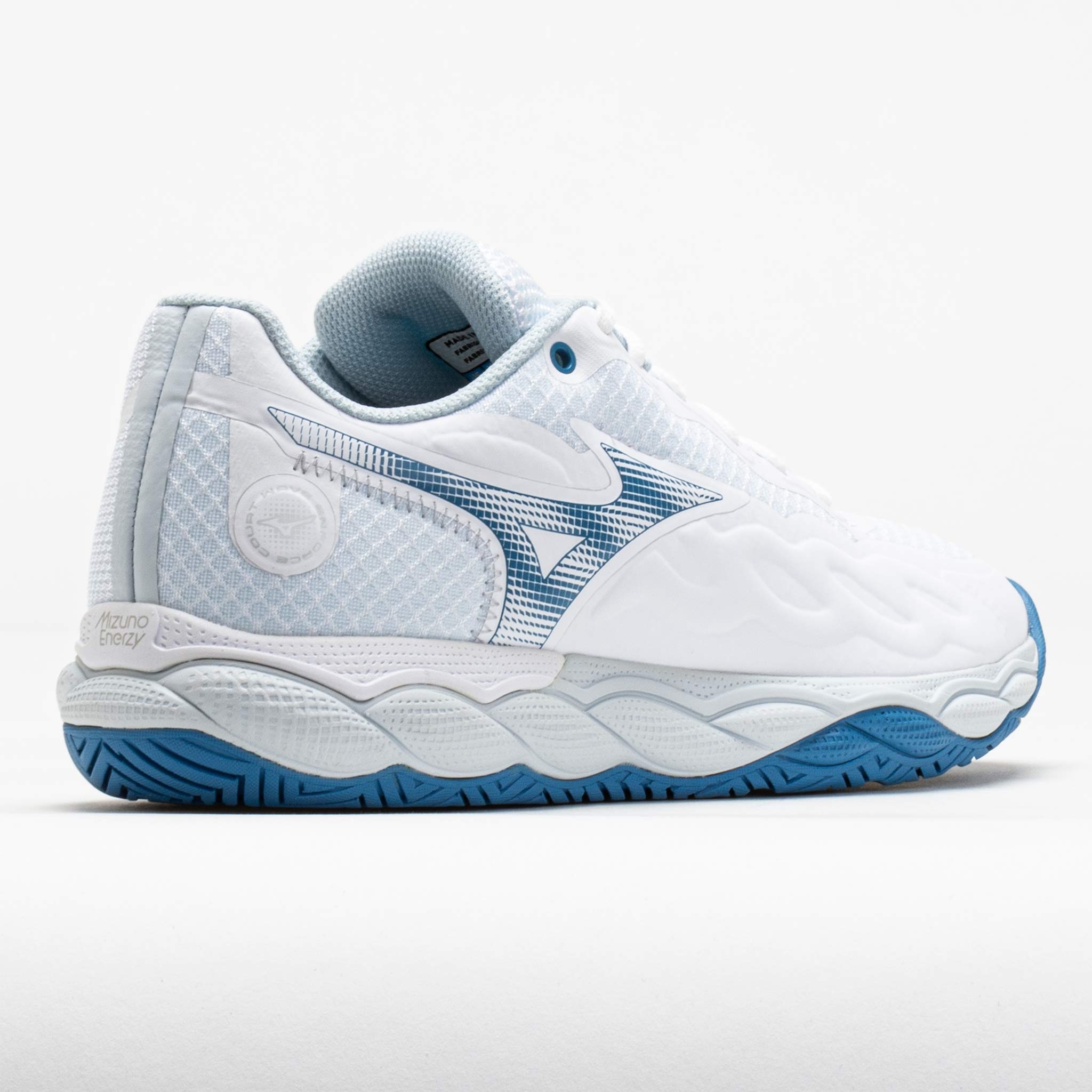 Mizuno Wave Enforce Court AC Women's White/Parisian Blue - 6