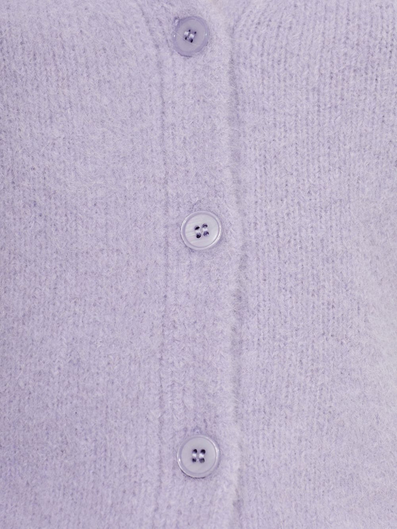 buttoned V-neck knitted vest 5