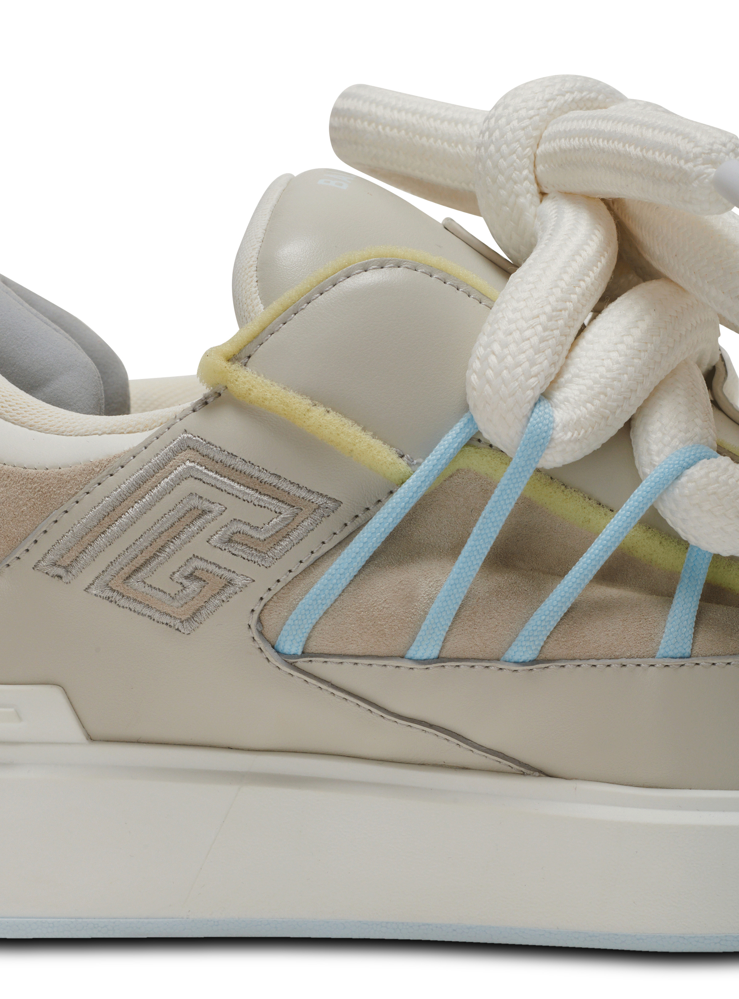 B-Court Puffy Skate sneakers in calfskin and suede - 8