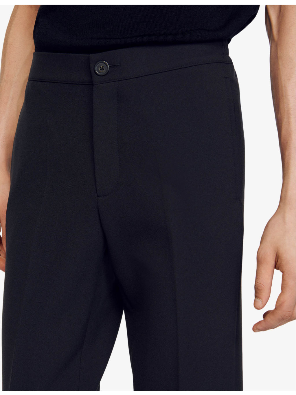 High-rise stretch-jersey trousers - 5