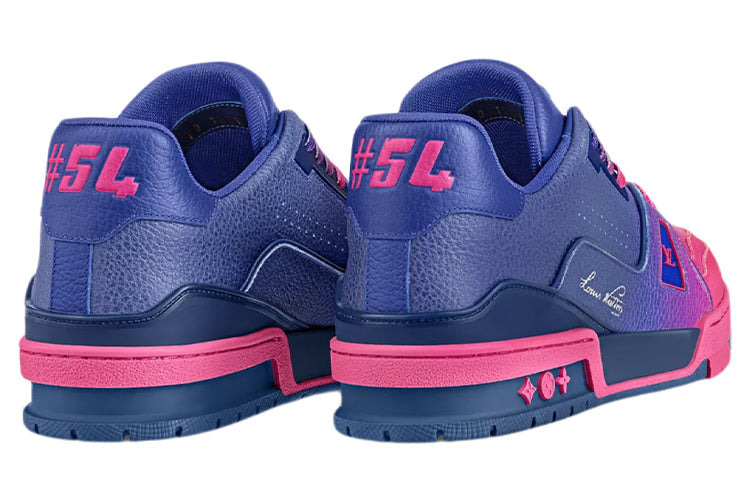 (WMNS) LOUIS VUITTON Trainer Sneakers 'Purple Pink Ombre' 1A9UP8 - 3