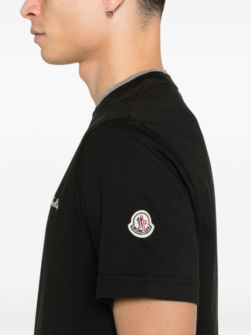 logo-embroidery T-shirt 5