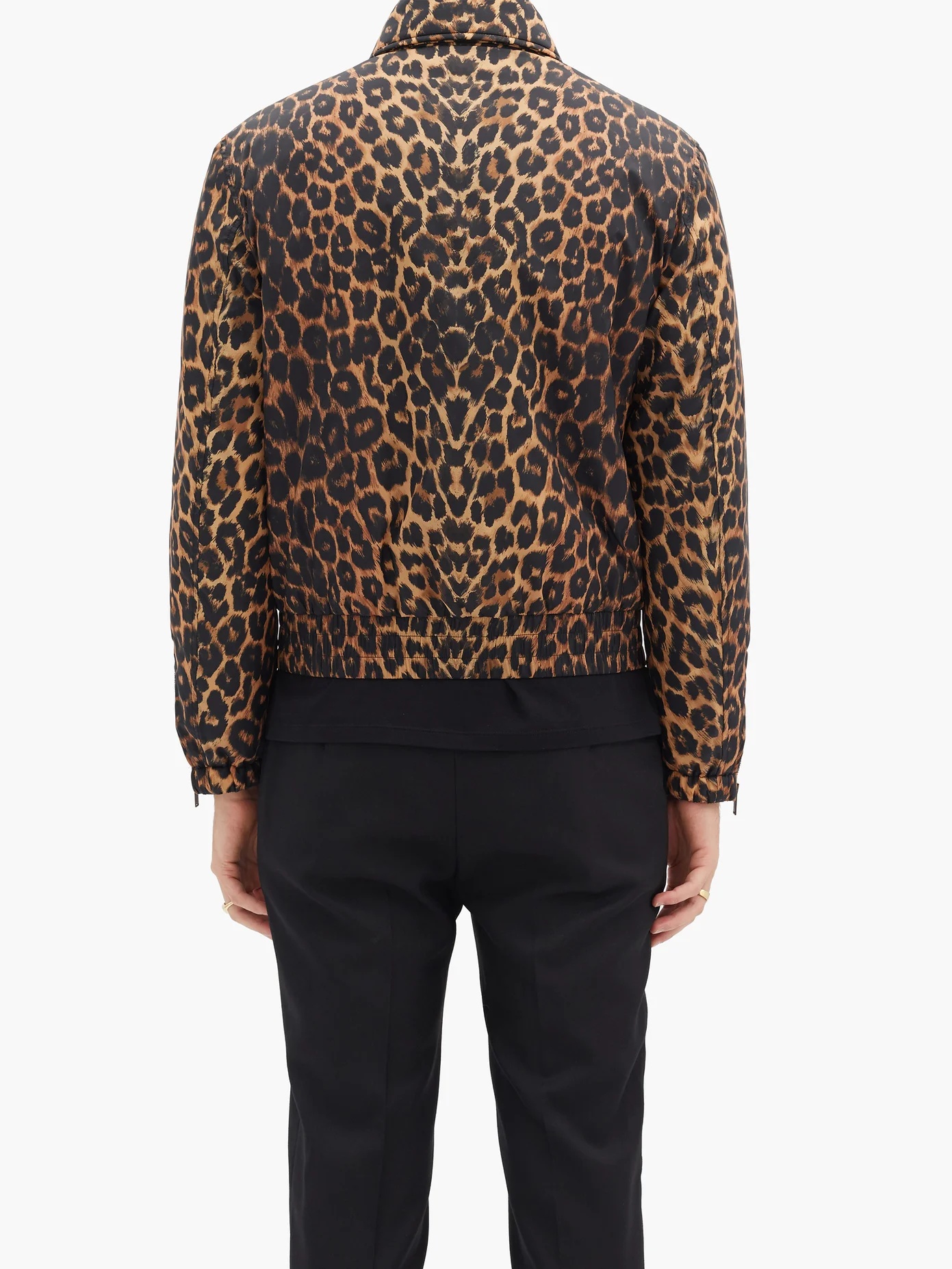 Leopard-print bomber jacket - 5