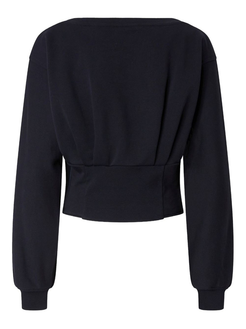 PINKO button-detailed fitted sweatshirt outlook