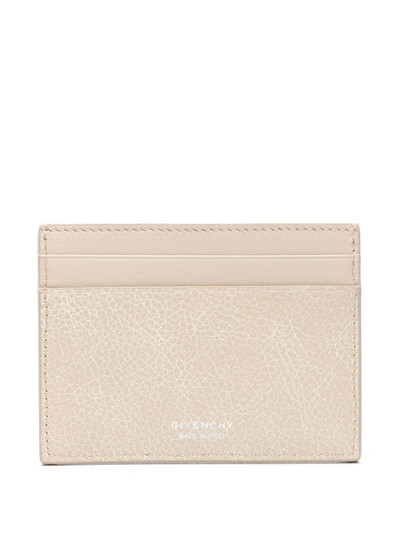 Givenchy 4D-embossed leather cardholder outlook