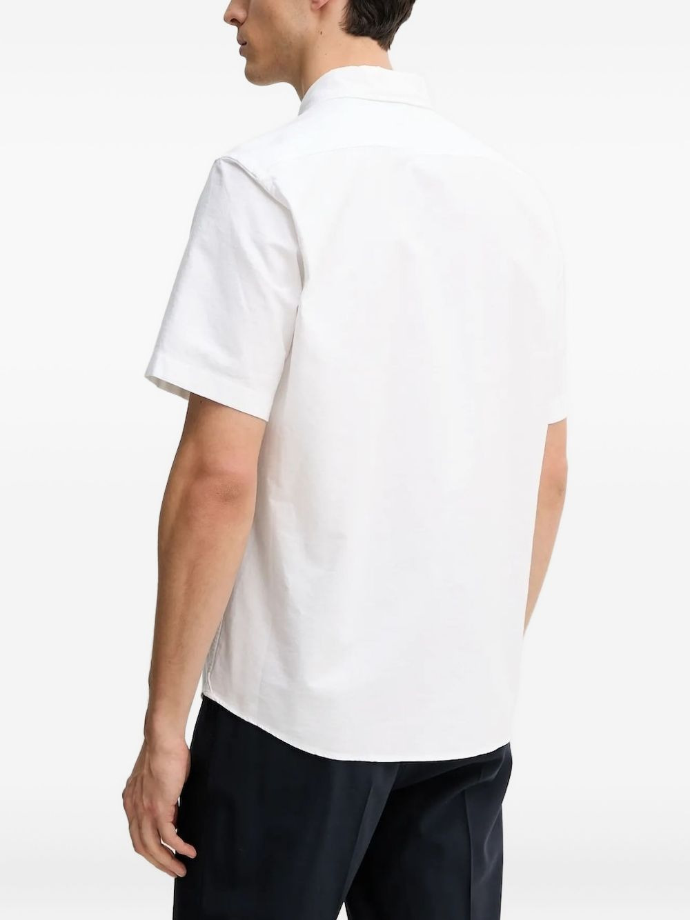 short-sleeved buttoned-down shirt - 2