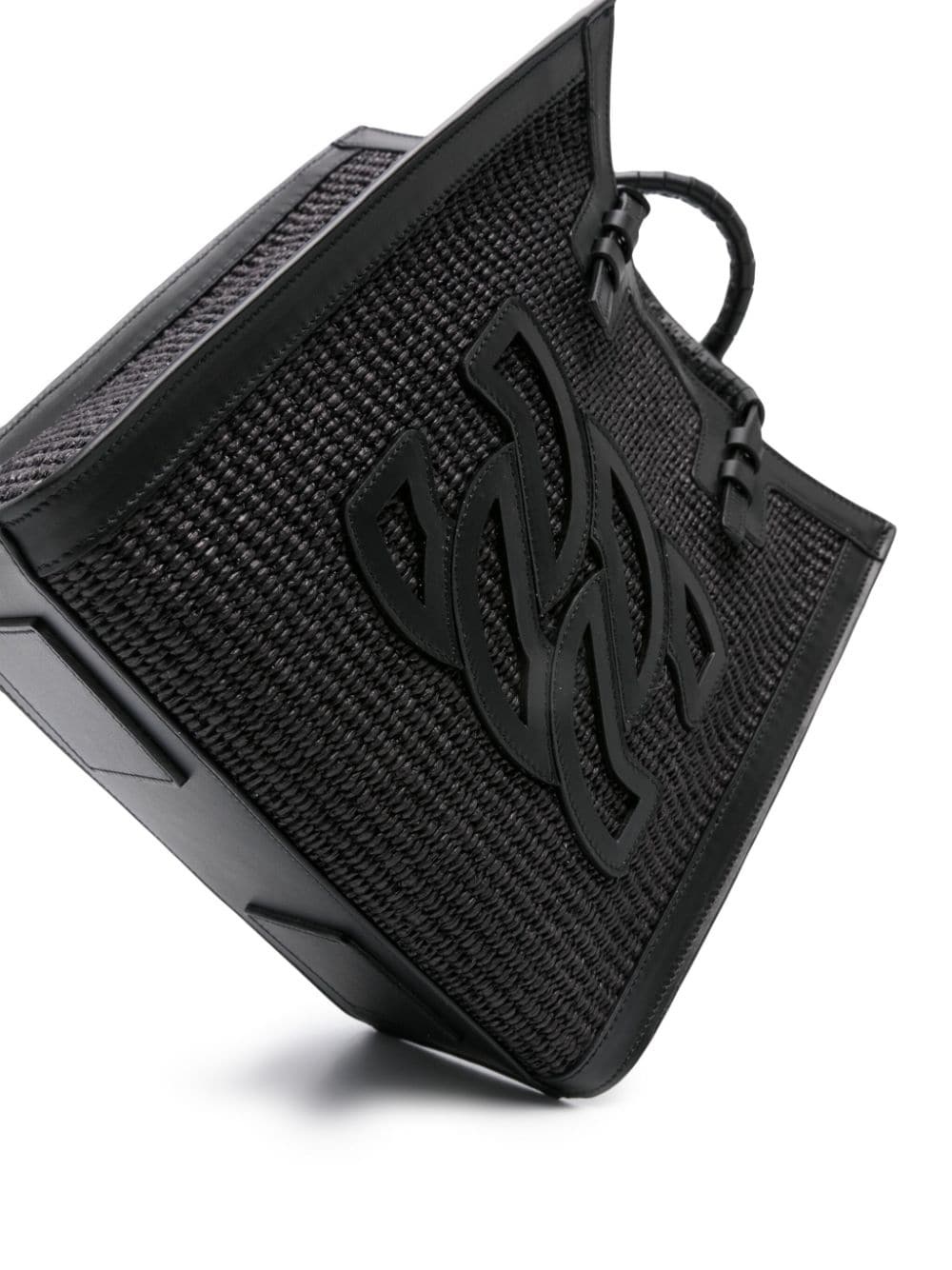 Beaurivage raffia tote bag - 3