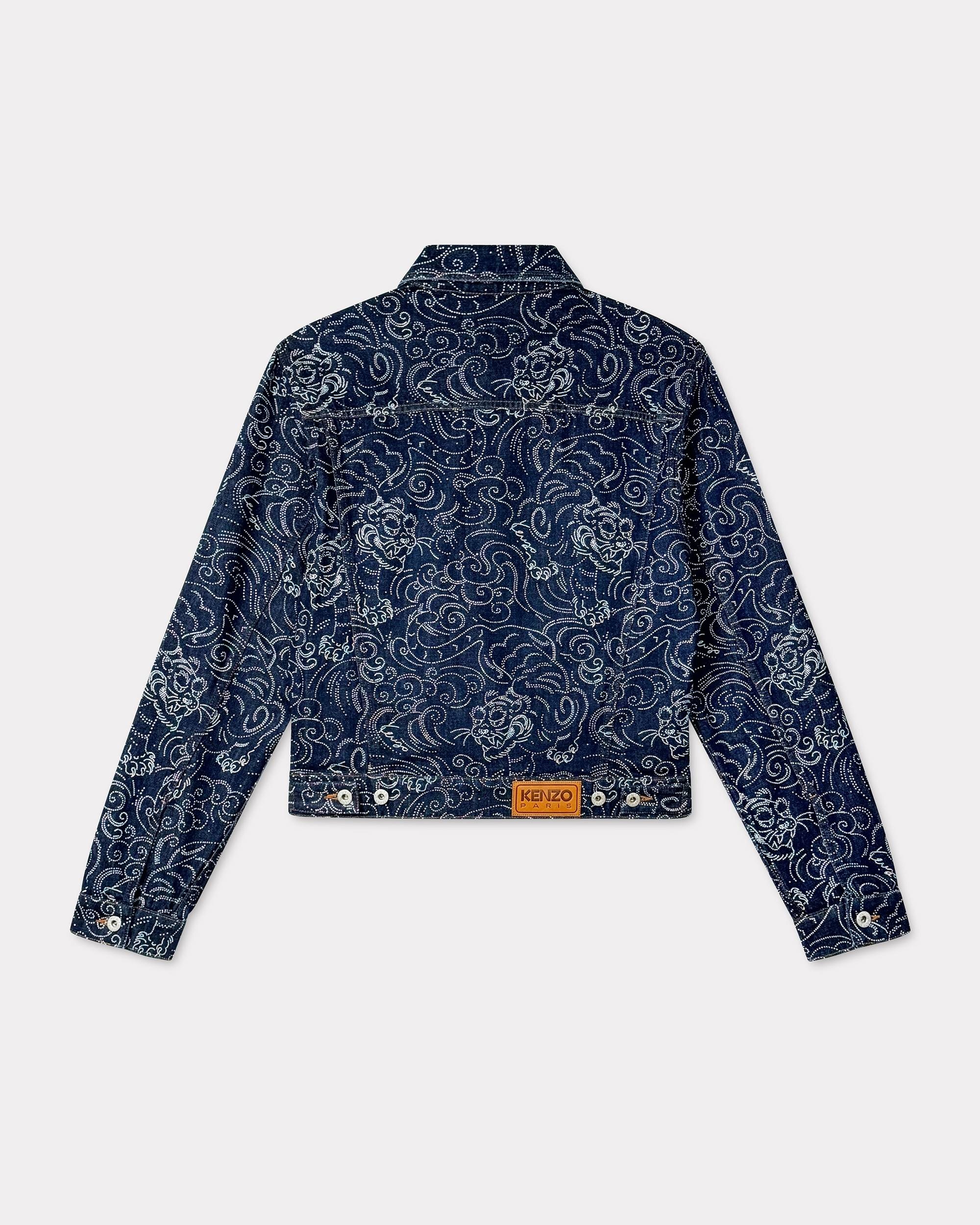 'KENZO Star Tiger' trucker jacket in japanese denim - 2