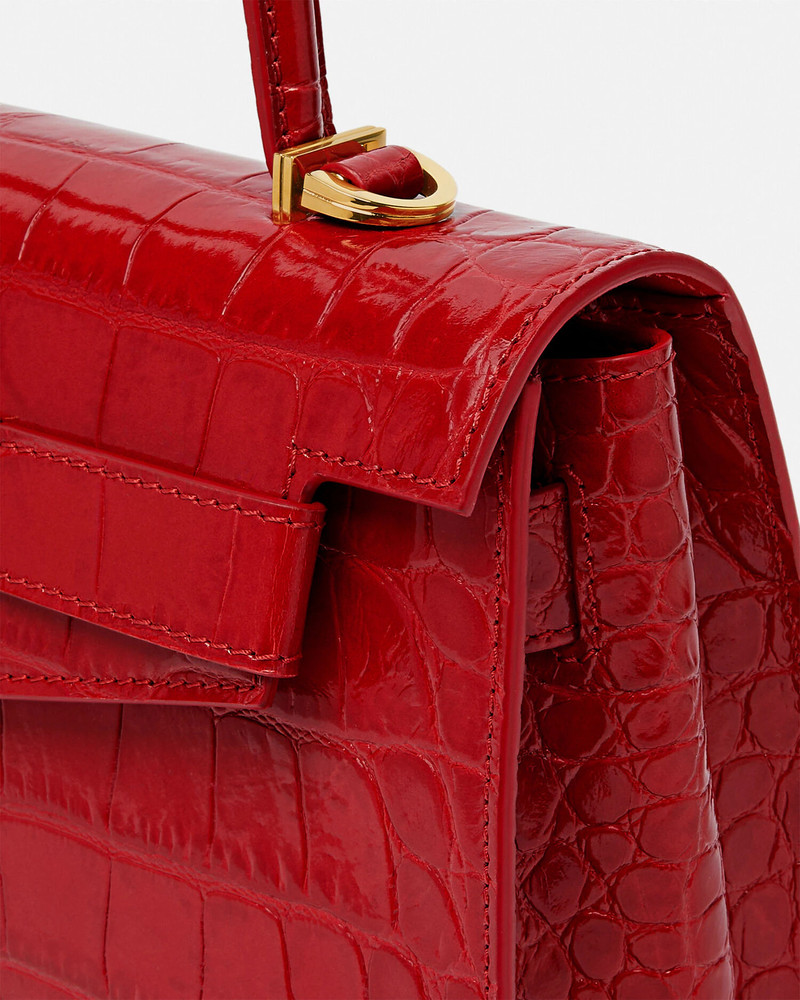 Croc-Effect Medusa '95 Handbag 5