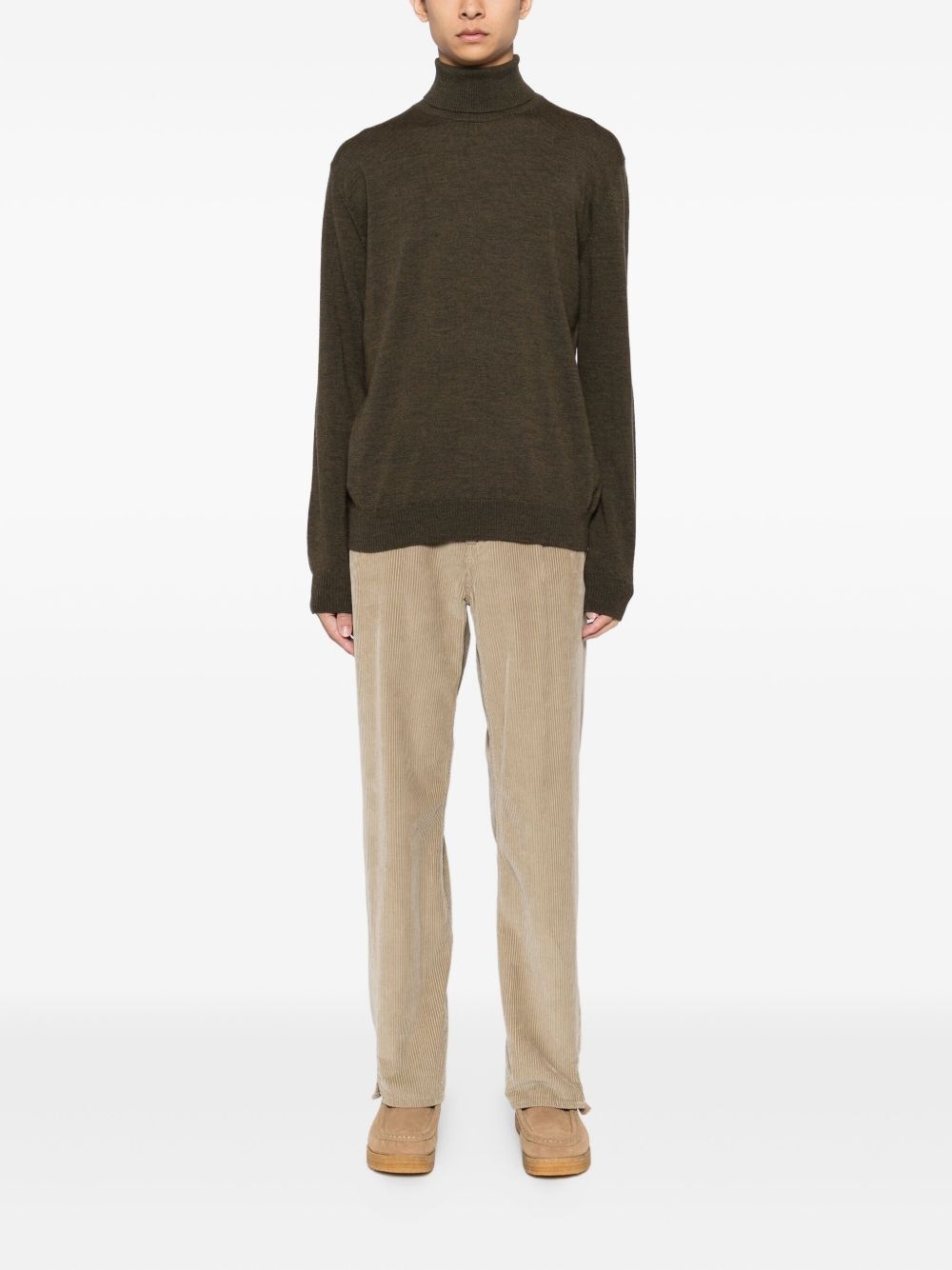 turtleneck wool sweater - 2