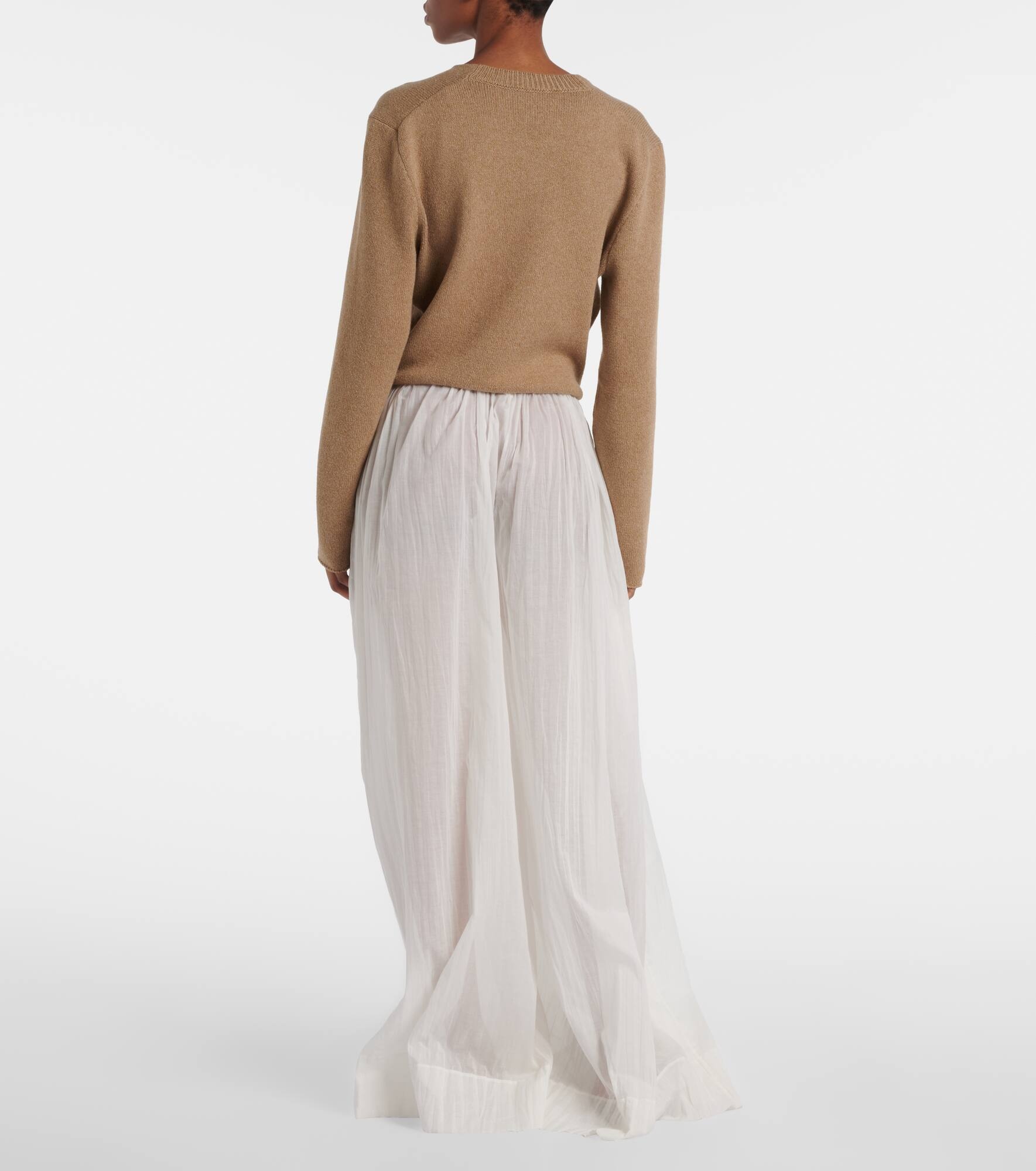 Hypnosta cotton wide-leg pants - 3
