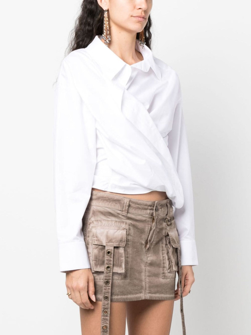 wrap cotton shirt 3