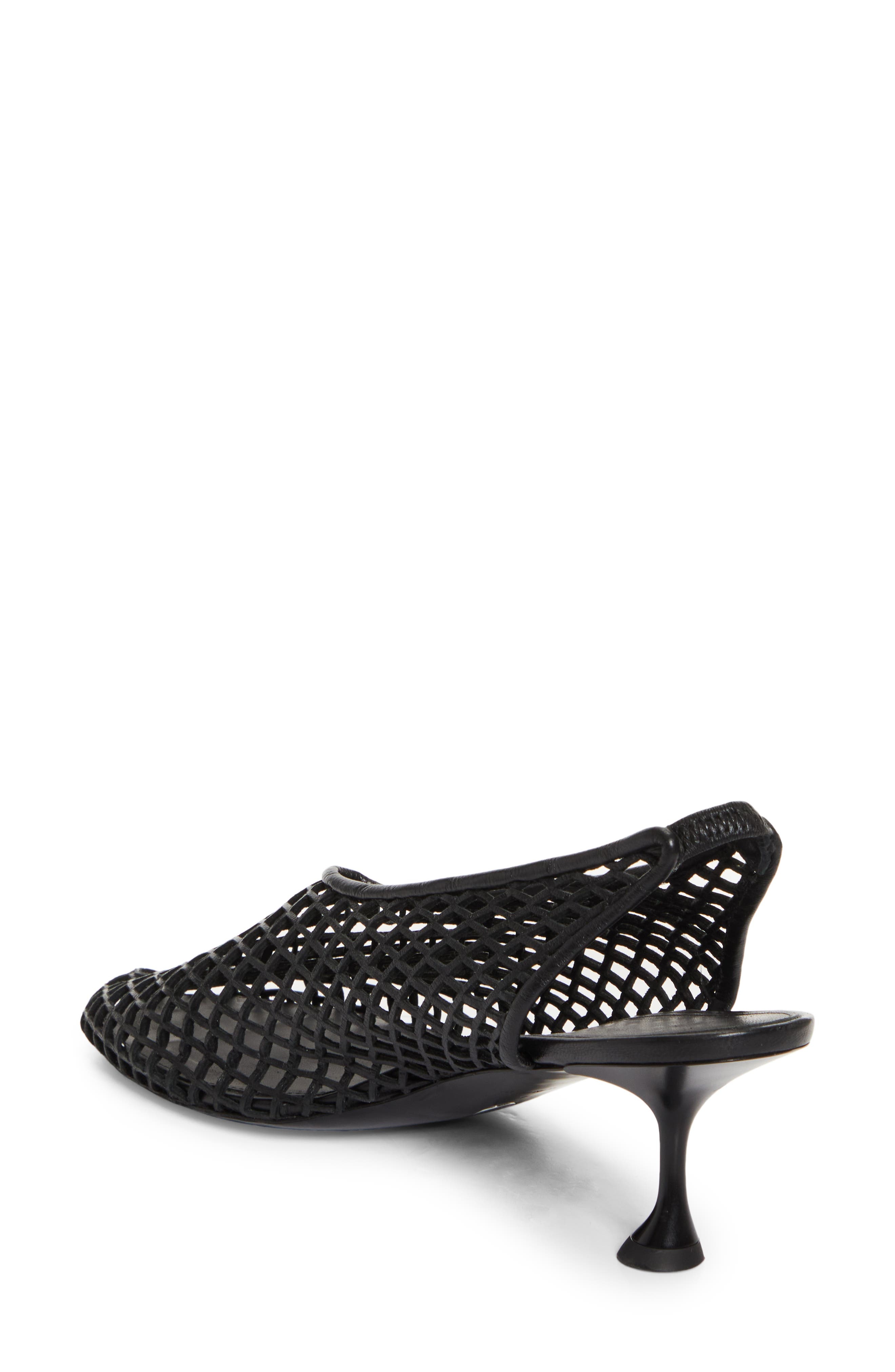 Proenza Schouler Tee Perforated Slingback Pump in 001 Black at Nordstrom - 2