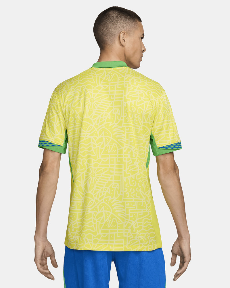 Nike Brazil 2024 Stadium Home Nike Men's Dri-FIT Soccer Replica Jersey outlook