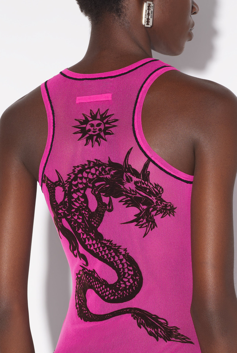 THE PINK SAFE SEX TATTOO BODYSUIT 7