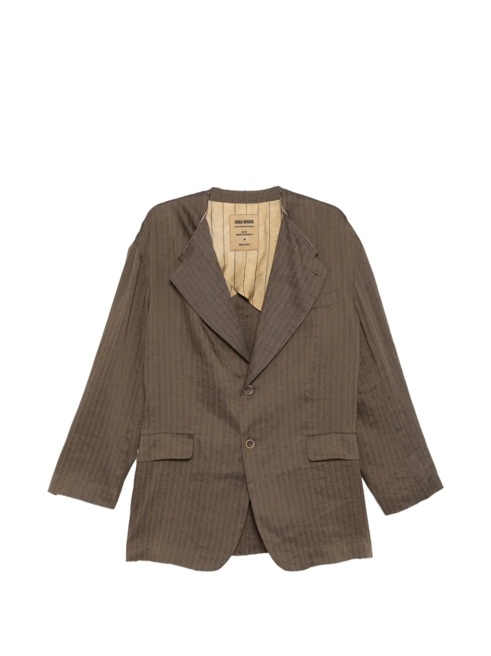 jui single-breasted blazer - 1