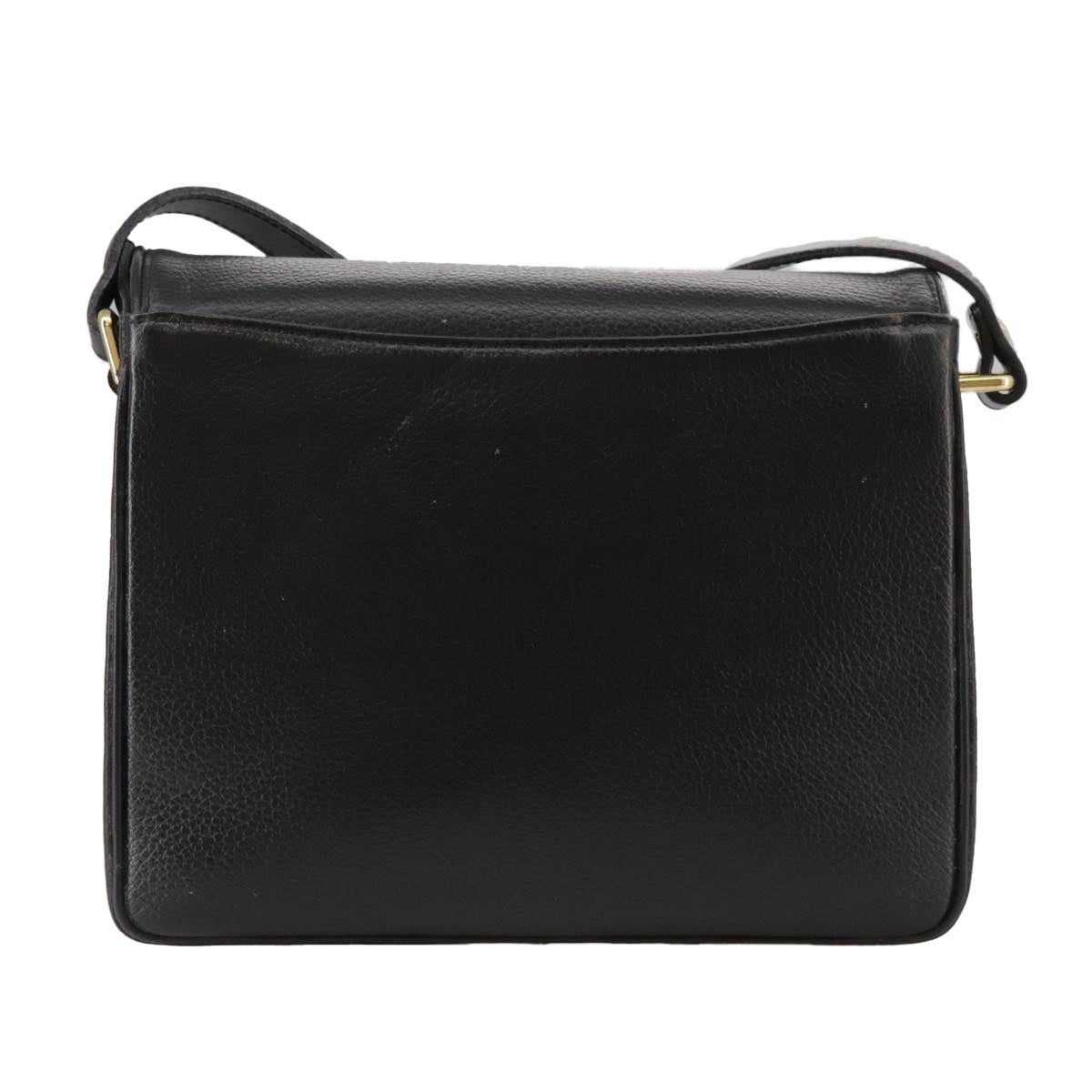 Burberry Shoulder Bag Leather Black Gold - 2