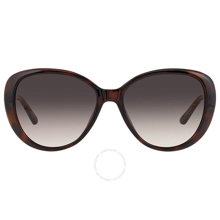 Jimmy Choo Brown Gradient Butterfly Ladies Sunglasses AMIRA/G/S 0086/HA 57 - 1