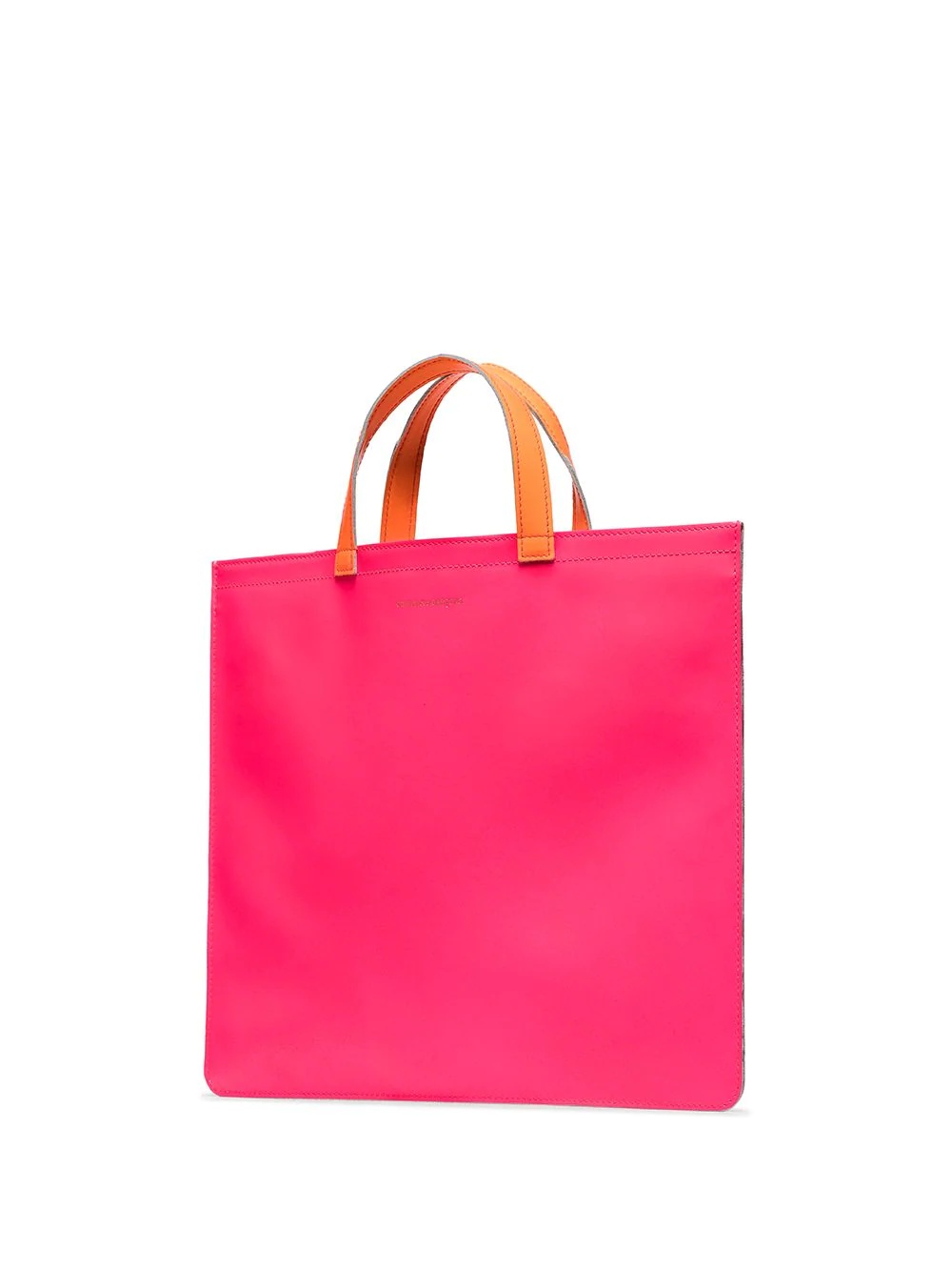 colour-block square tote bag - 4