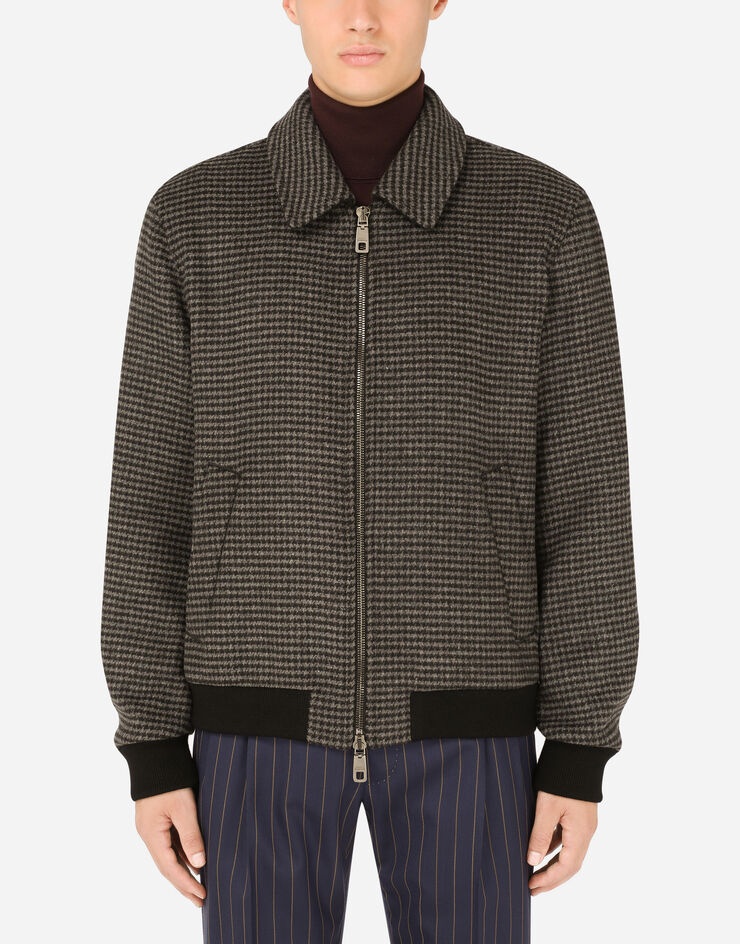 Wool houndstooth jacket - 1