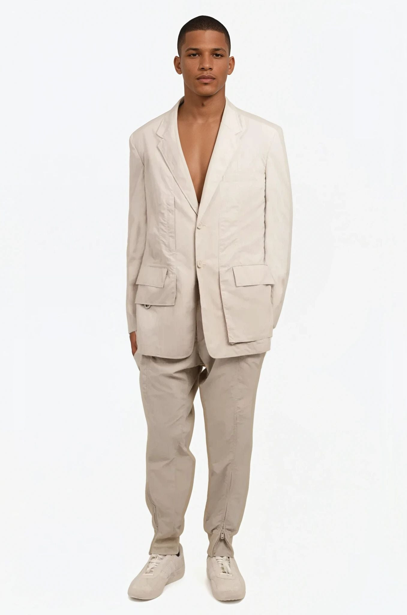 CR NYL BLAZER CLABRO | BROWN - 2