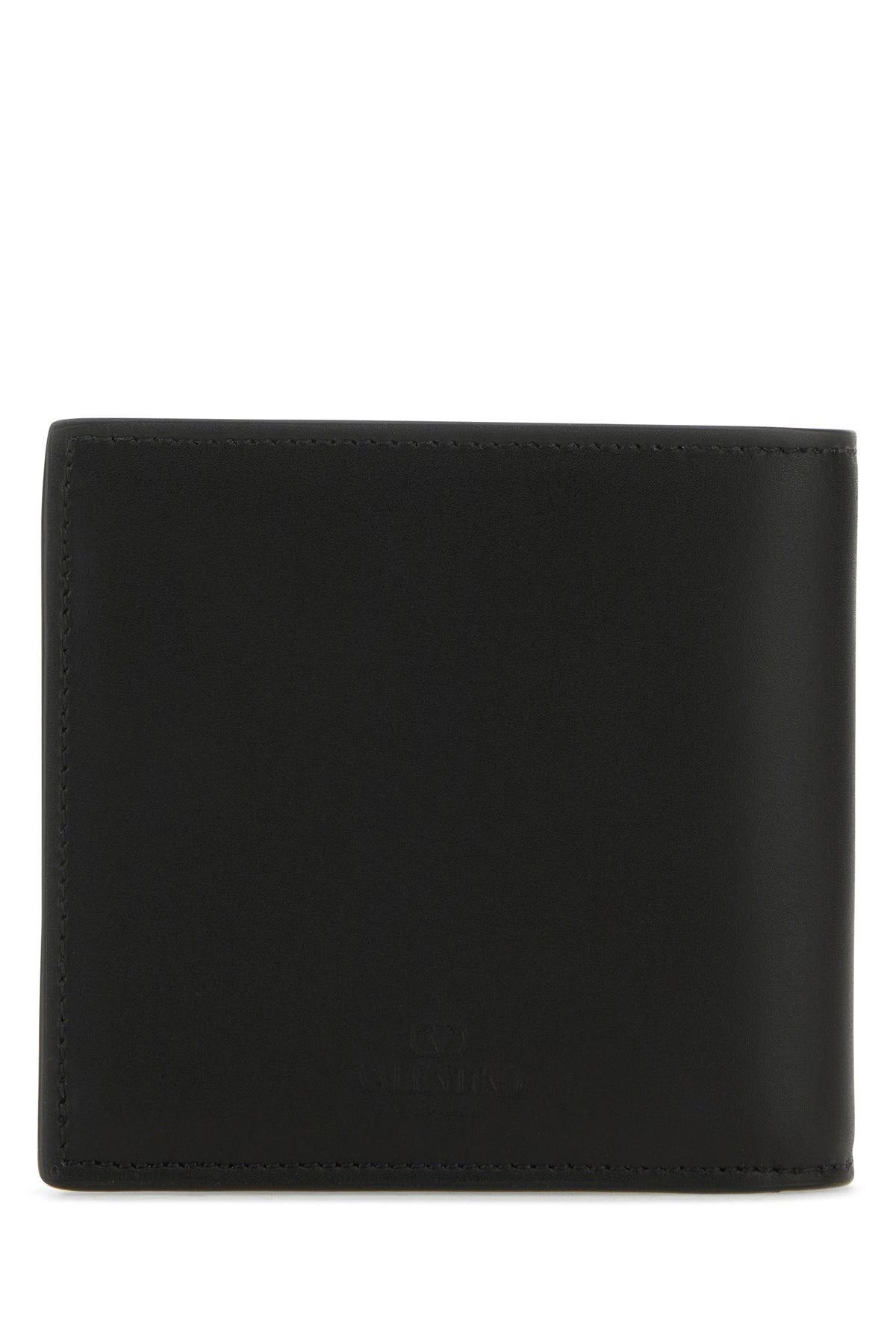Black leather VLTN wallet - 3