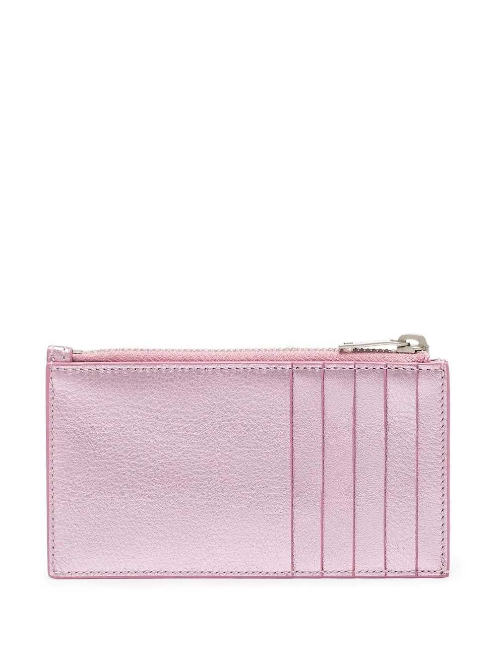 YSL metallic zipped pouch - 2