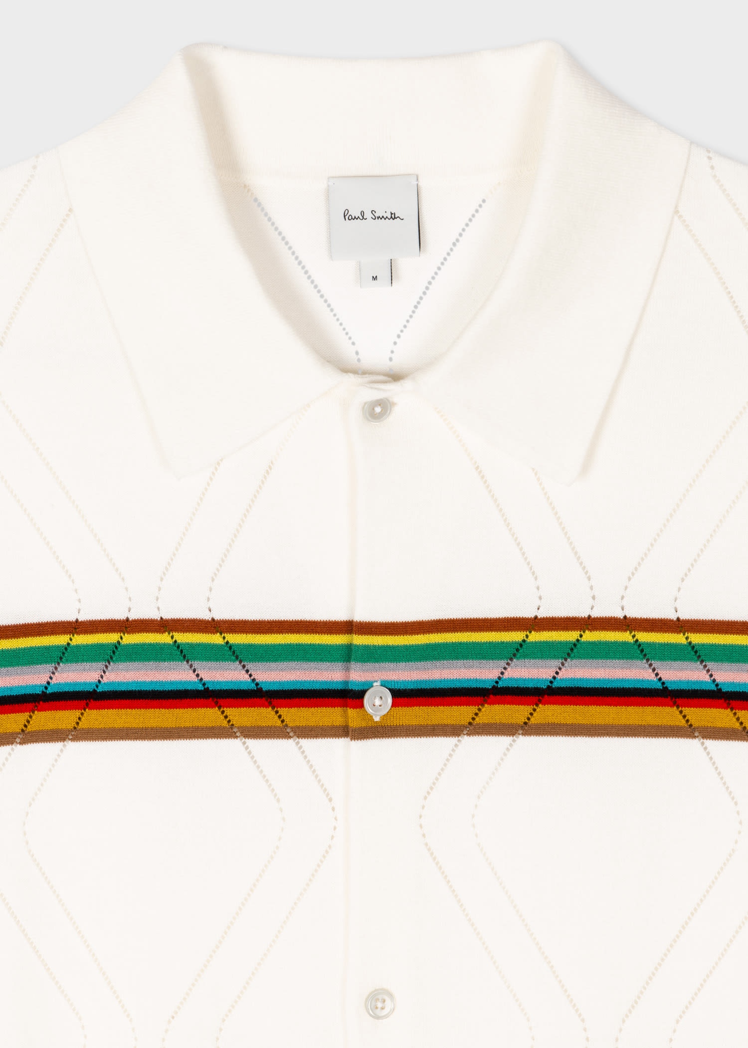 'Signature Stripe' Knitted Shirt - 2