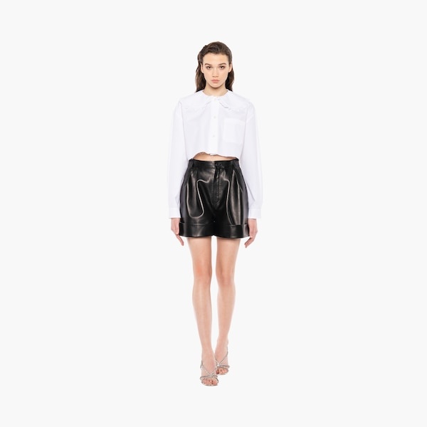 Nappa leather shorts - 6