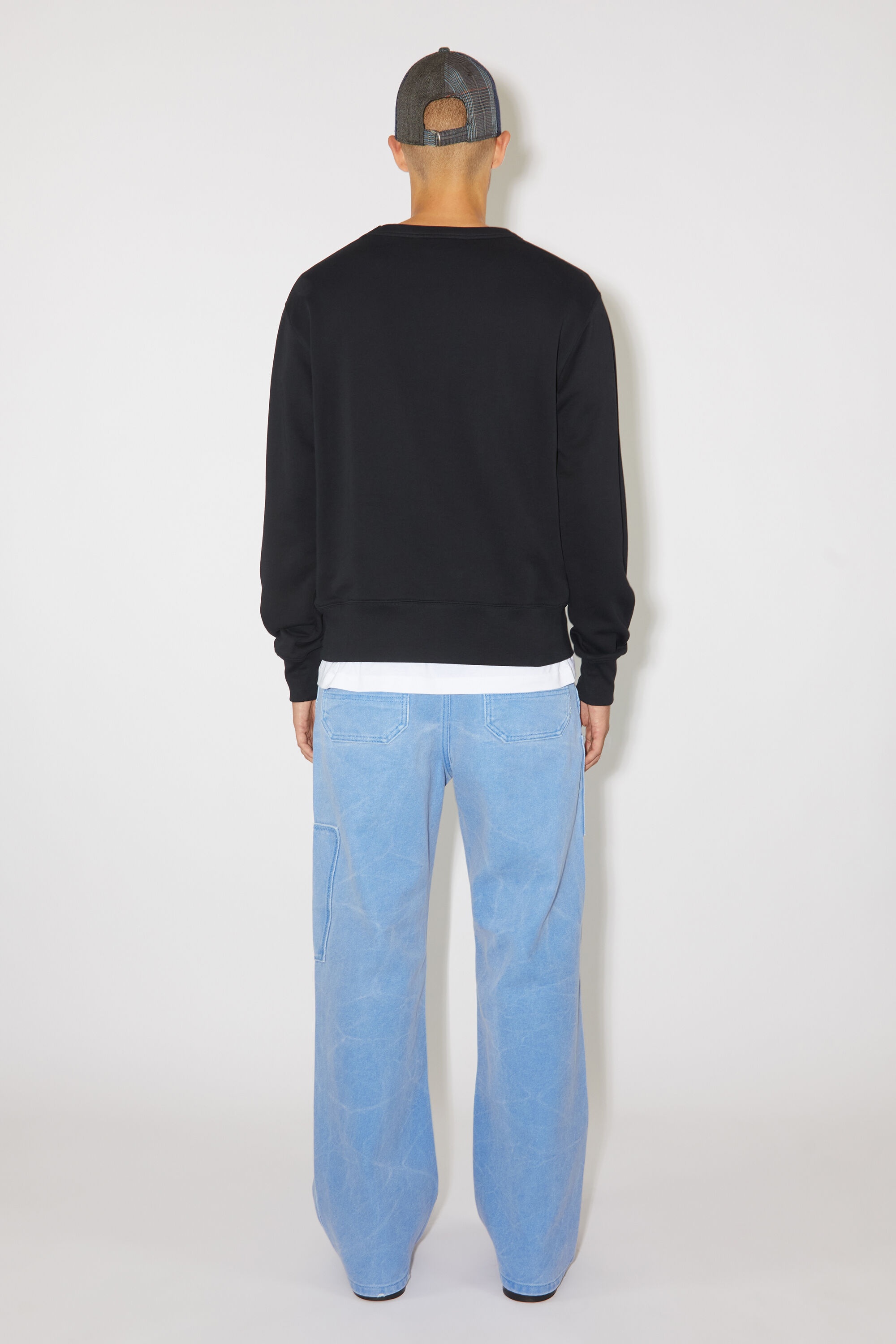 Crew neck sweater - Regular fit - Black - 3