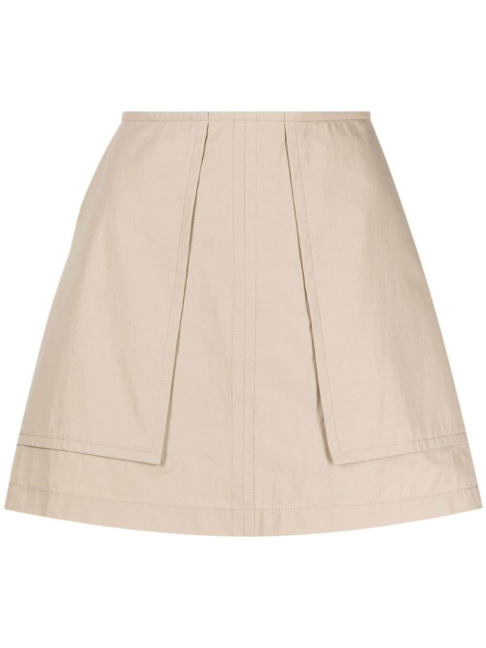 two-pocket A-Line skirt - 1