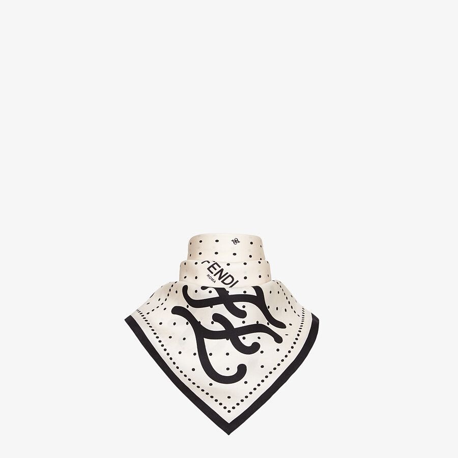 White silk foulard - 2