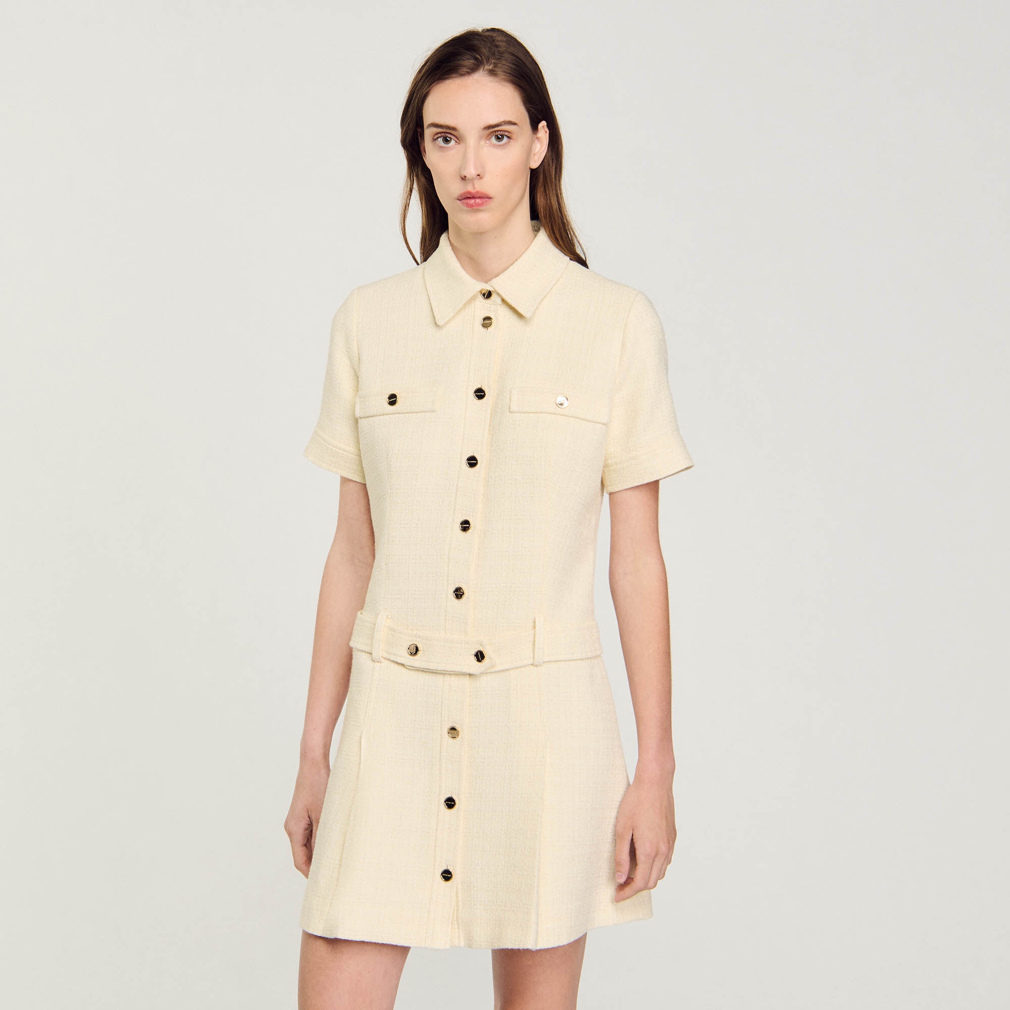 SHORT TWEED DRESS - 5