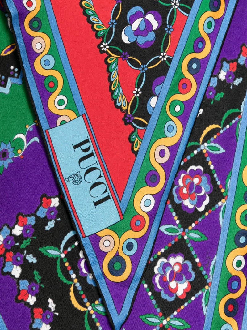 PUCCI Festa-print silk scarf outlook