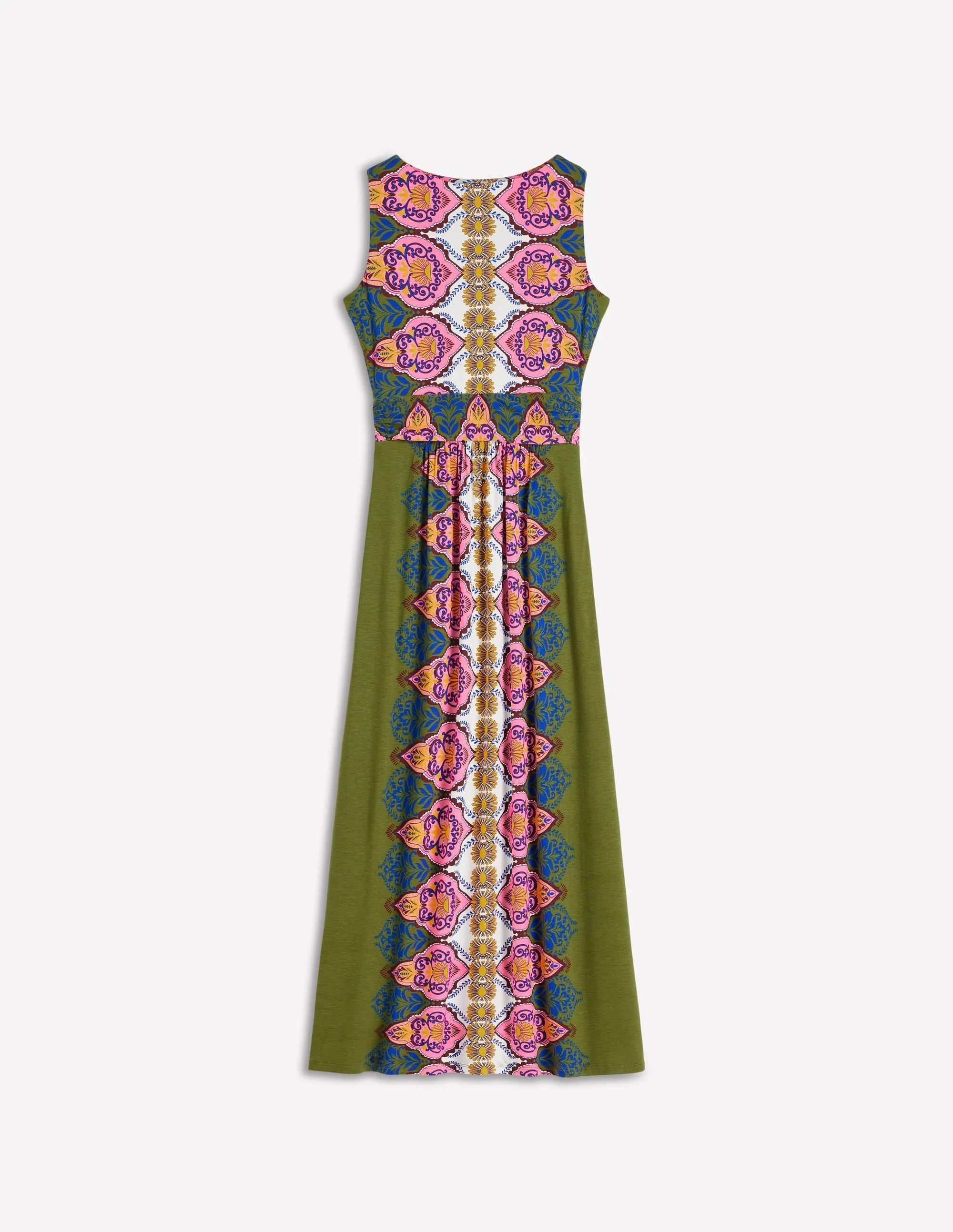 Antonia Jersey Maxi Dress-Multi, Ornamental Garden - 1