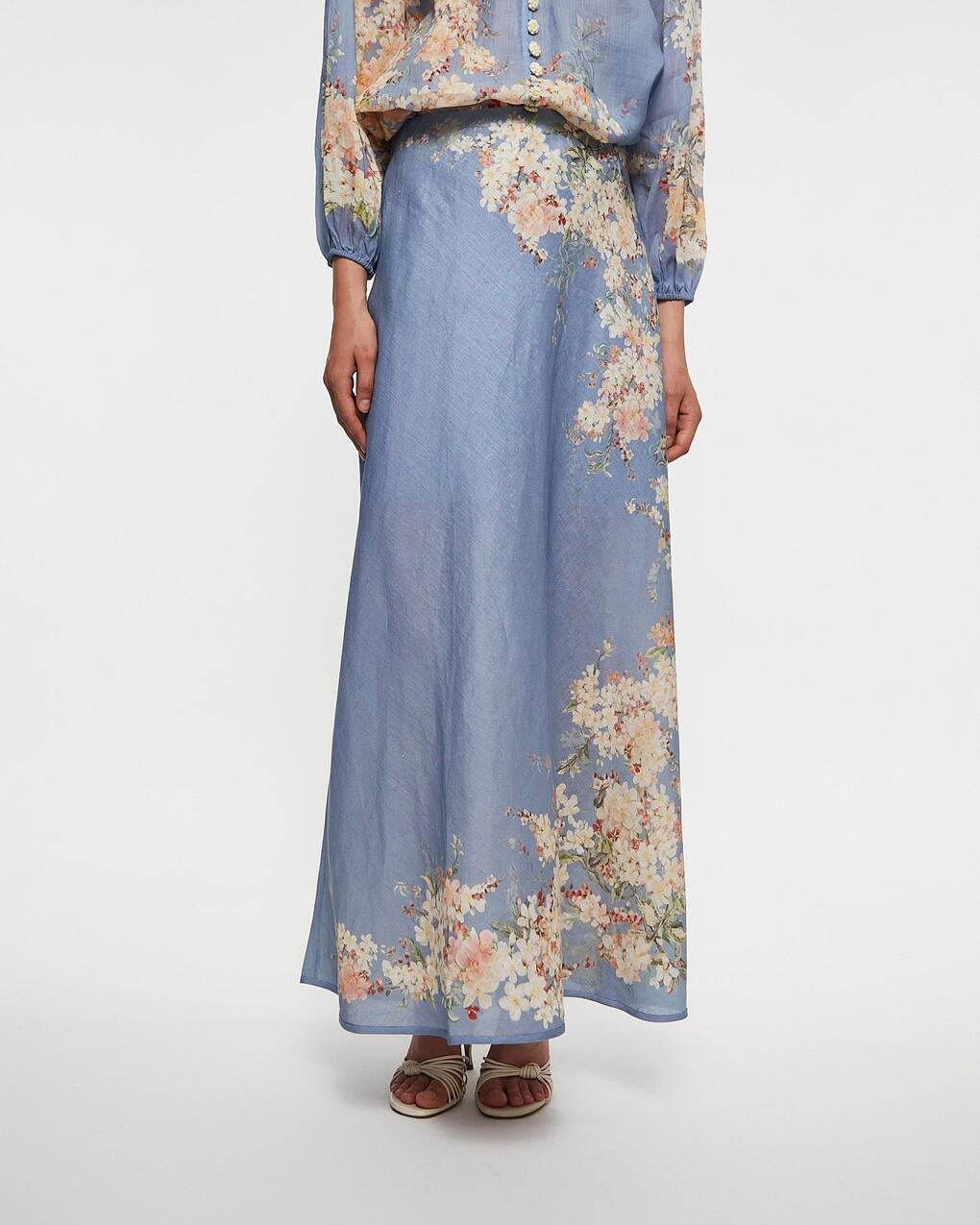 Skirt Cascadian Bias Blue - 2