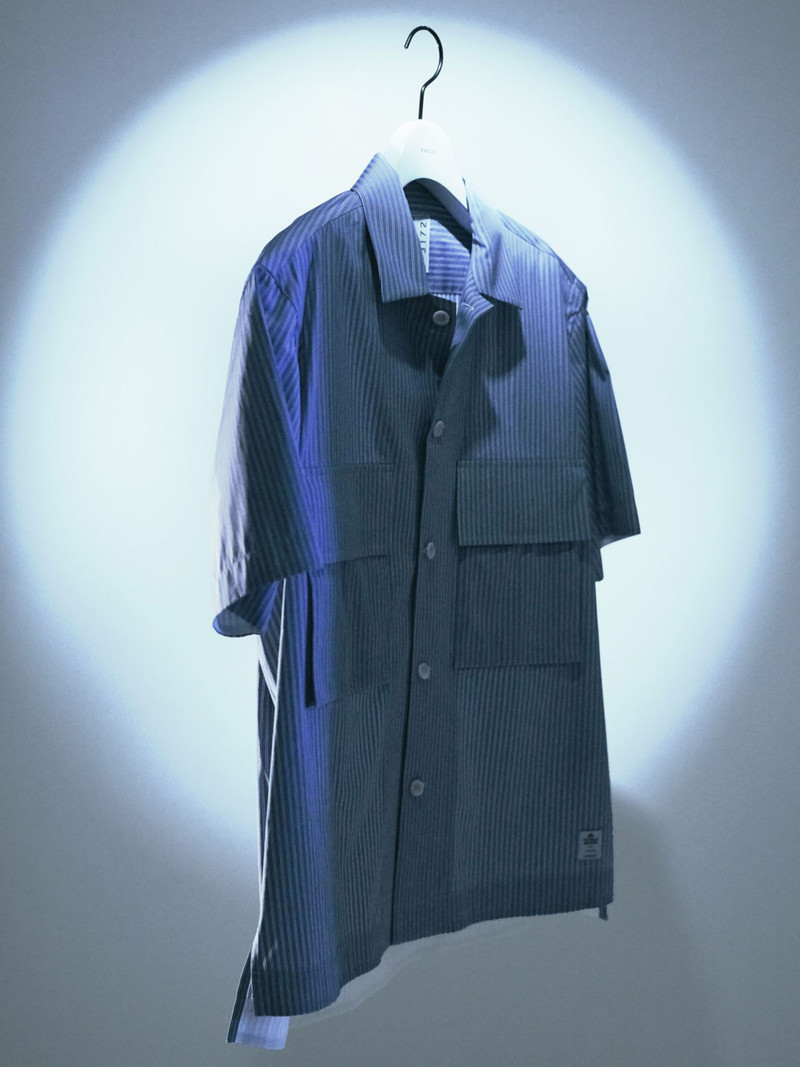sacai Thomas Mason Cotton Poplin Shirt outlook