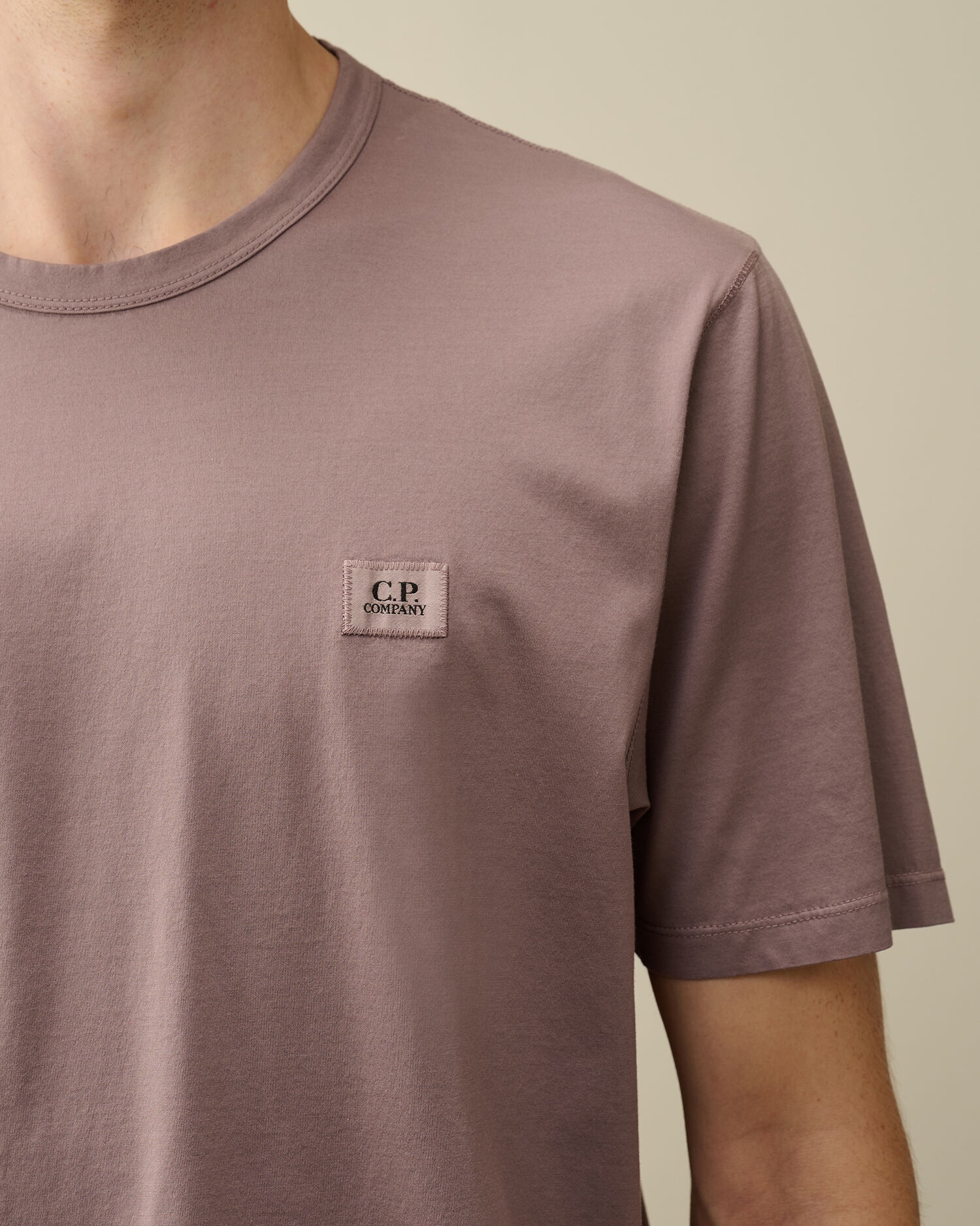 C.P. Company Mercerized 70/2 Jersey Gasato Logo Patch T