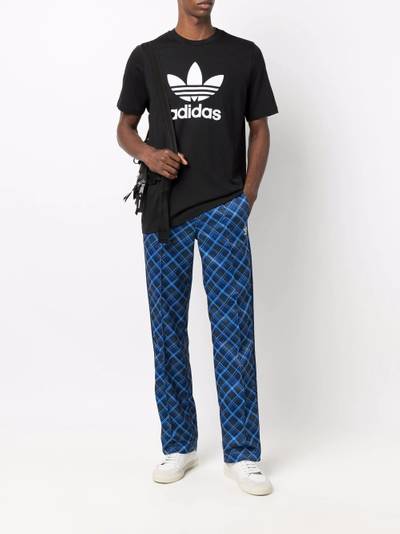 adidas Trefoil logo-print cotton T-shirt outlook