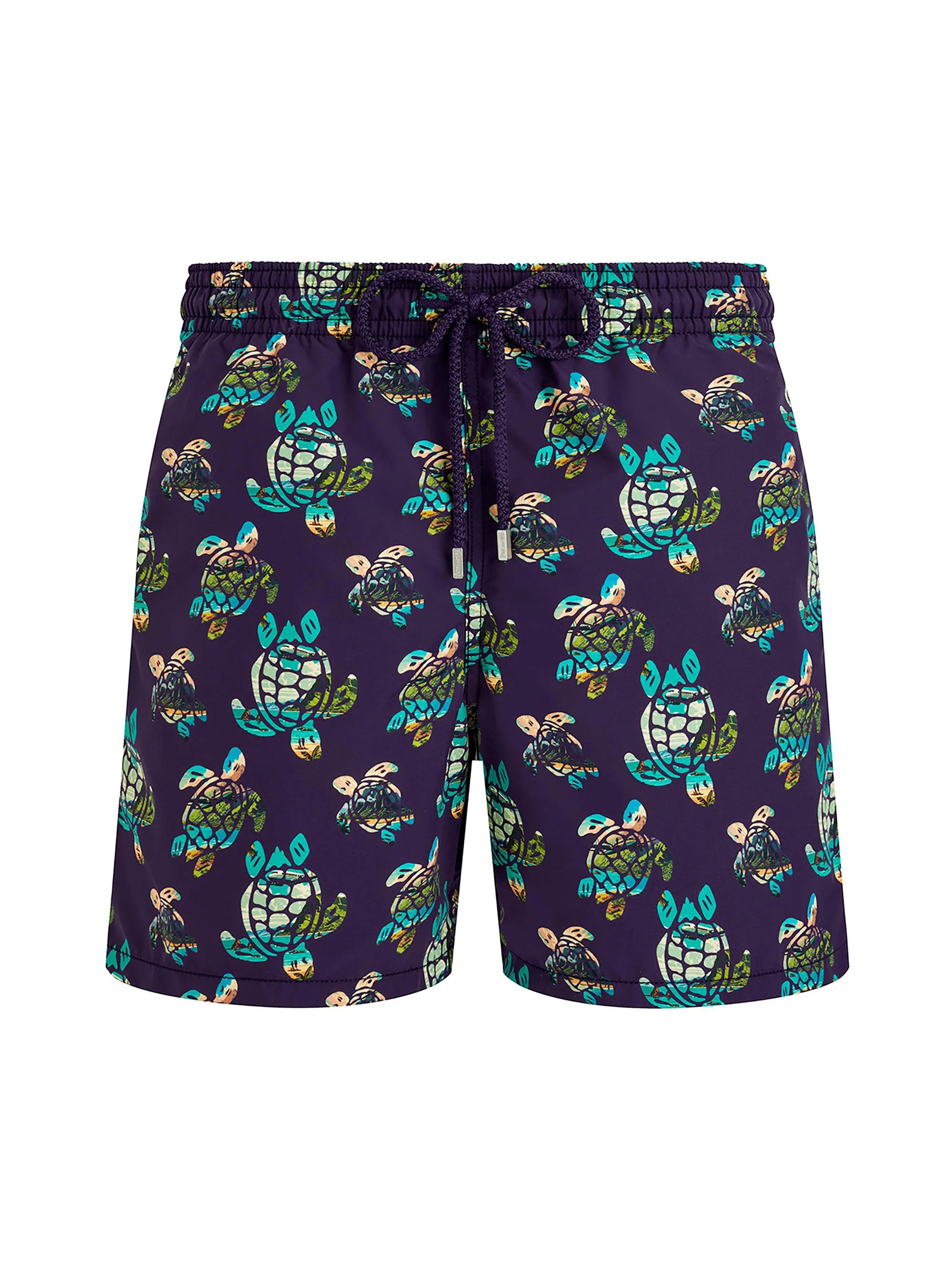 Men's Landscape Turtles Swim Shorts - Minuit - 1