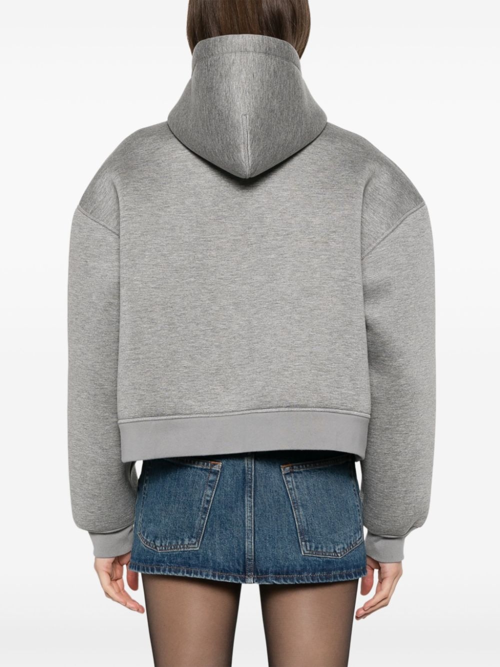 scuba-jersey hoodie - 4