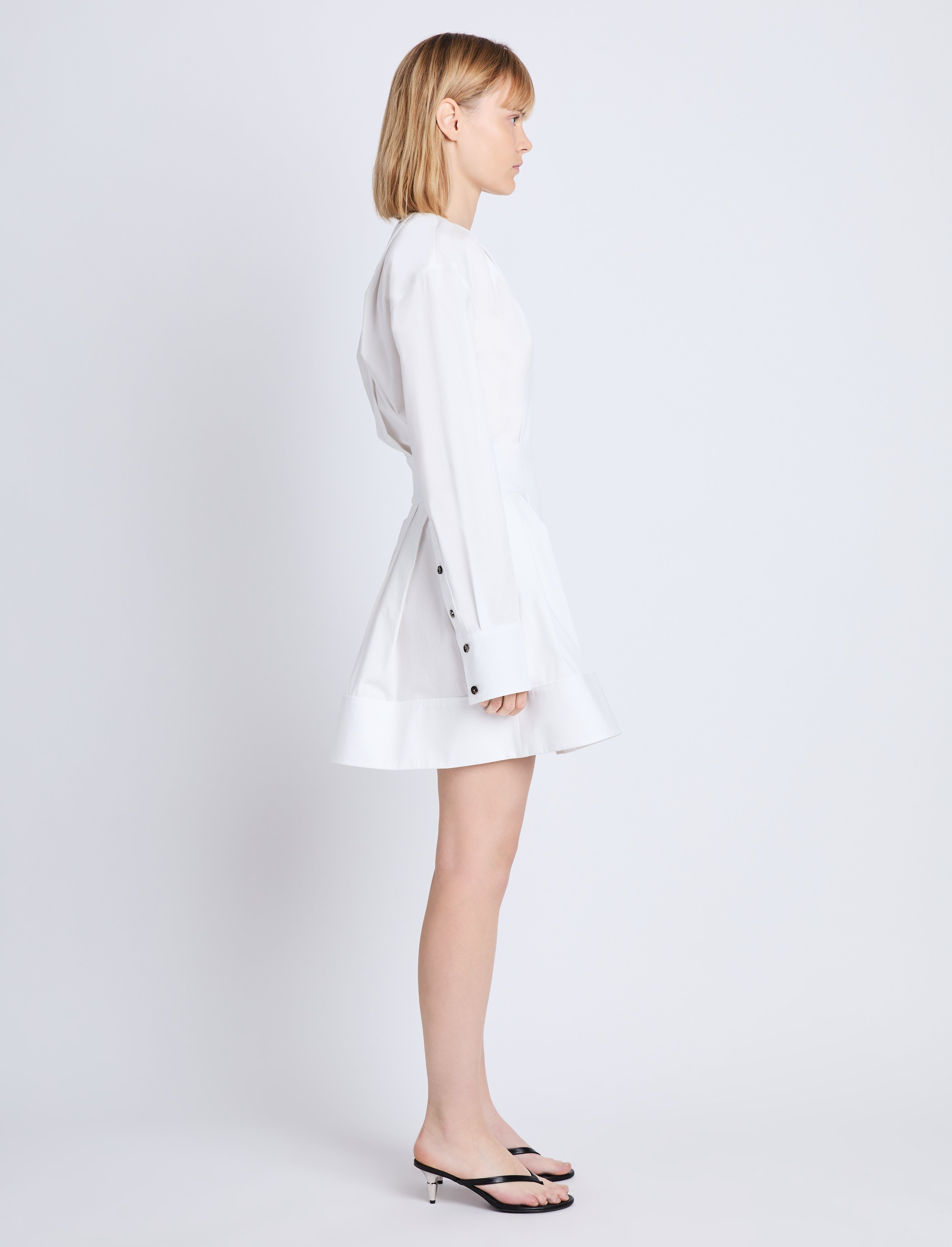 Eileen Dress in Eco Poplin - 3