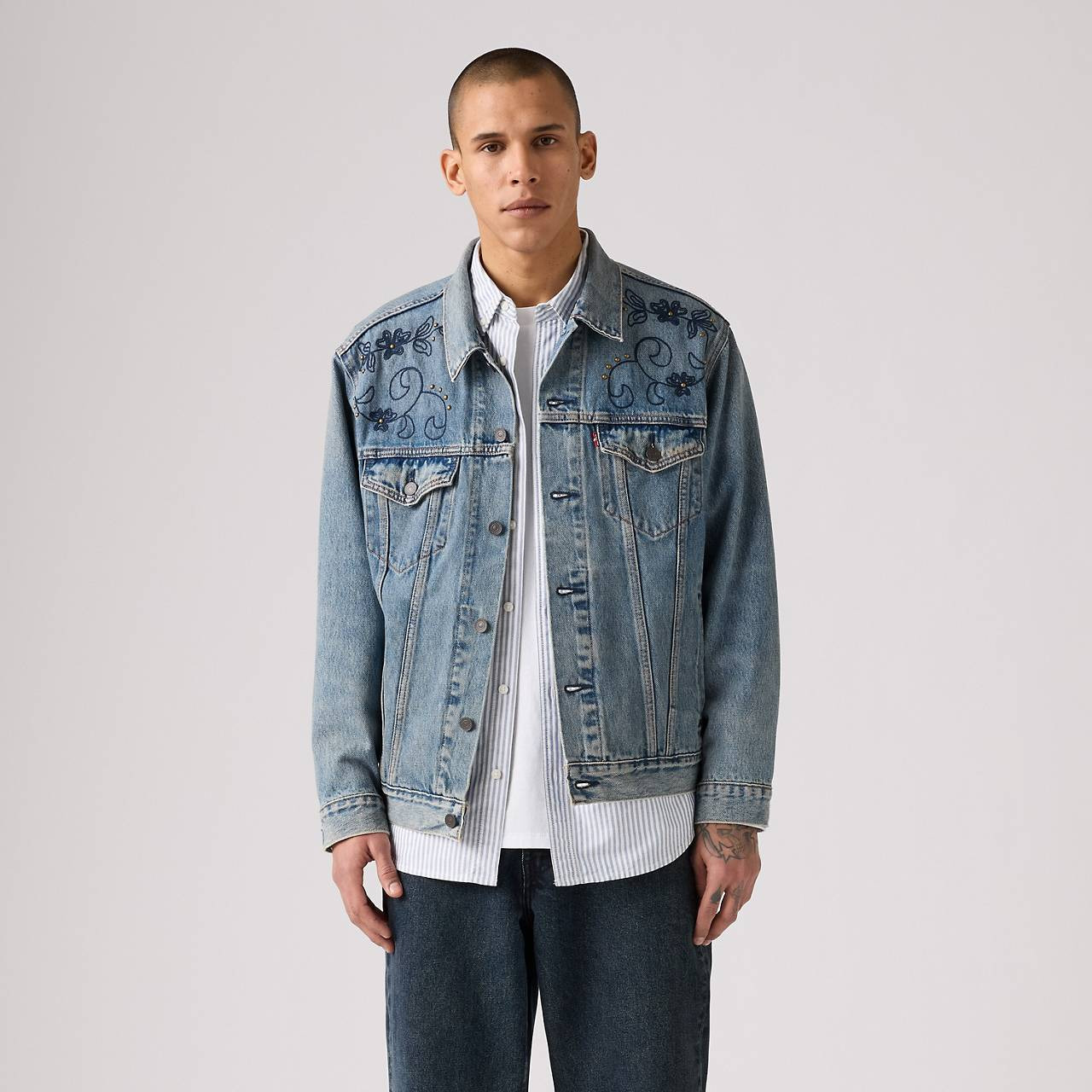 RELAXED FIT TRUCKER JACKET - 2