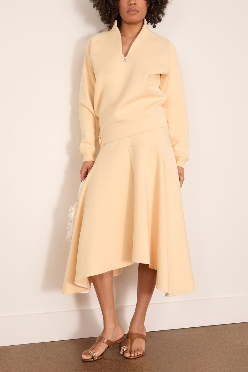 Plan C Skirt in Straw outlook