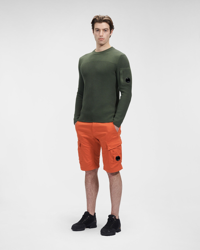 Stretch Sateen Cargo Shorts 3