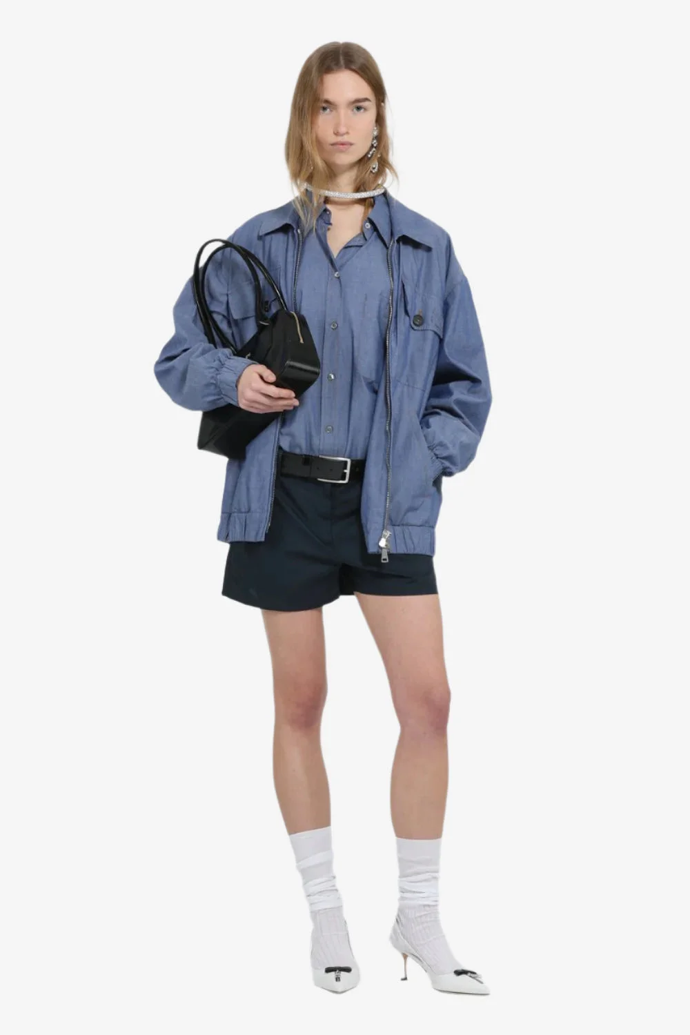 JACKET WITH ZIP AND DOUBLE POCKETS - 1