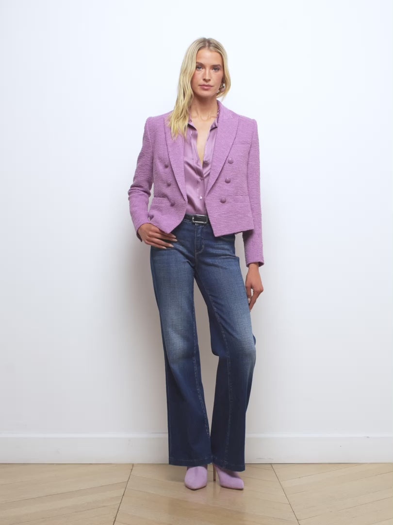 Brooke Open-Front Blazer - 8
