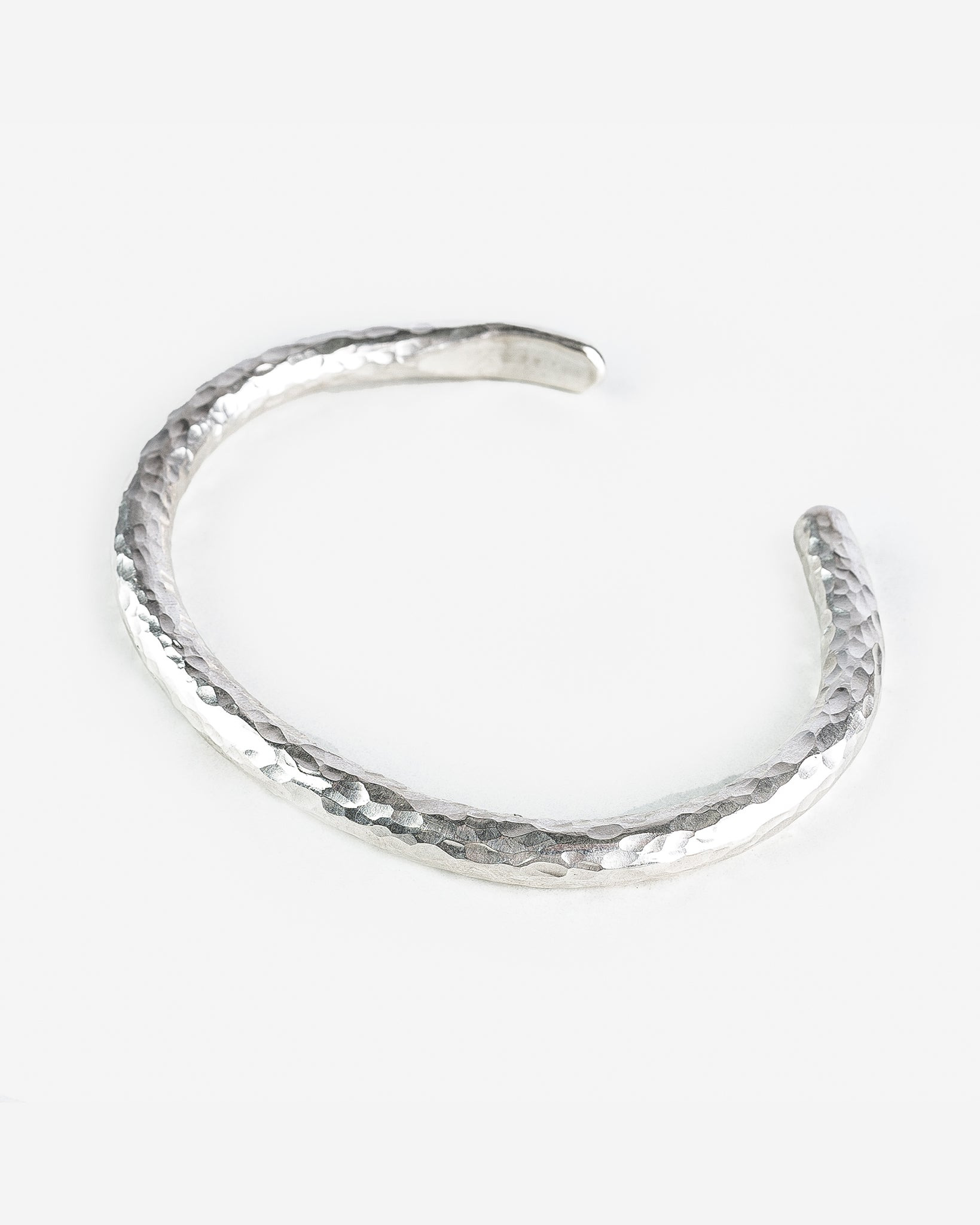 OGL-HHAM-BANGLE-SIL OGL - Hand Hammered Bracelet - Sterling Silver - 8