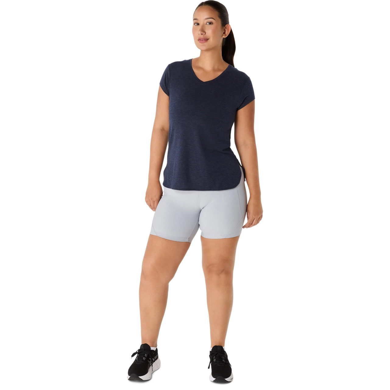 WOMEN'S HEATHER VNECK TOP - 6