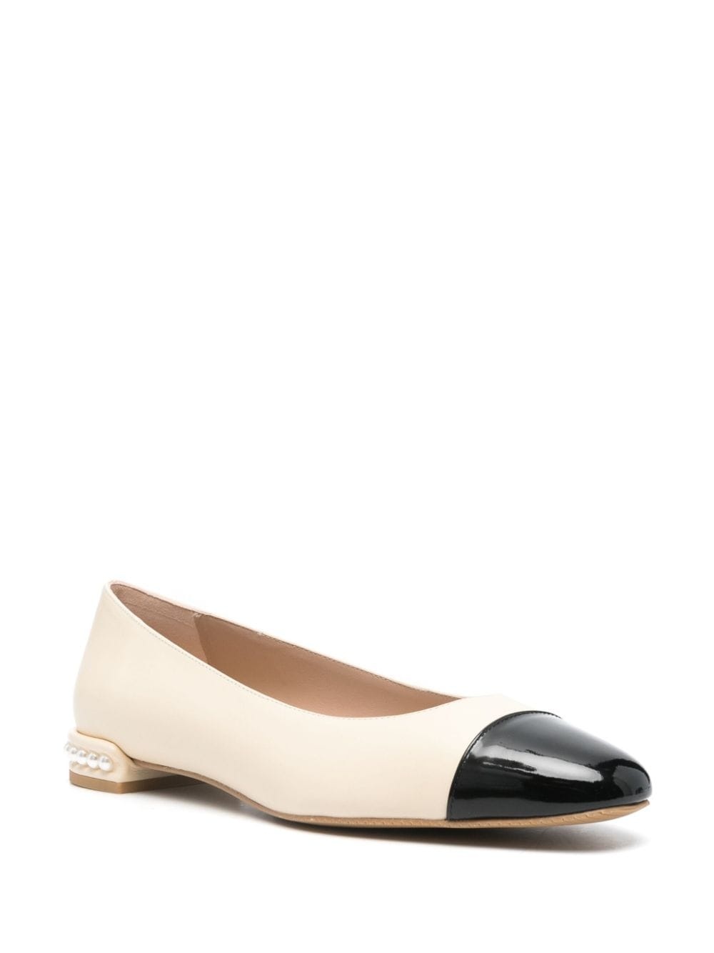 Pearl Flat leather ballerina shoes - 2